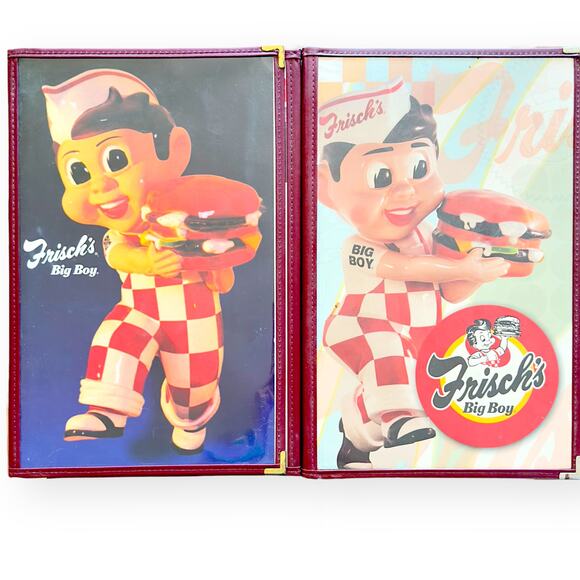 Vintage Frisch’s Big Boy Menu (2003 & 2013 ) Diner Lot o2 XL Trifold Cincinnati - Picture 1 of 16
